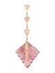 Jacquie Aiche 14K Diamond & Tourmaline Leaf Drop Earring
