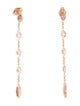 Jacquie Aiche 14K Diamond Tinkerbell Chain Drop Earrings