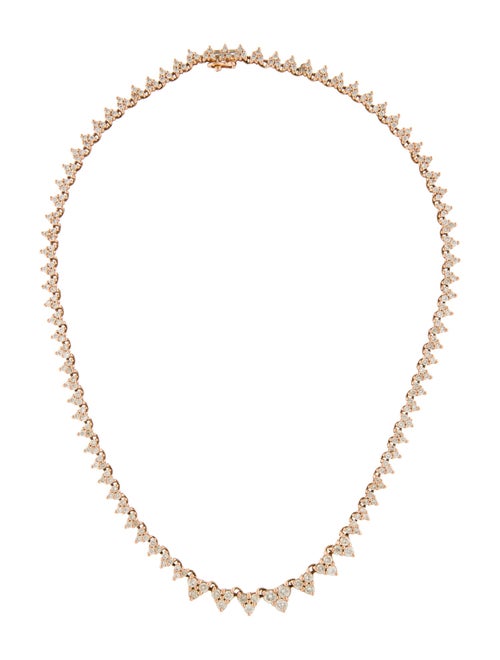 Jacquie Aiche 14K 6.70ctw Diamond Elizabeth Necklace