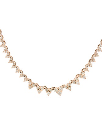 Jacquie Aiche 14K 6.70ctw Diamond Elizabeth Necklace