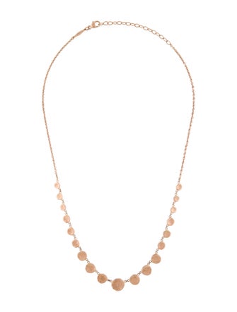 Jacquie Aiche 14K Graduated Hammered Disc Choker Necklace