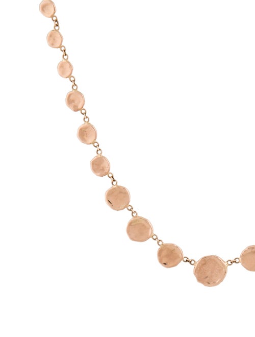 Jacquie Aiche 14K Graduated Hammered Disc Choker Necklace