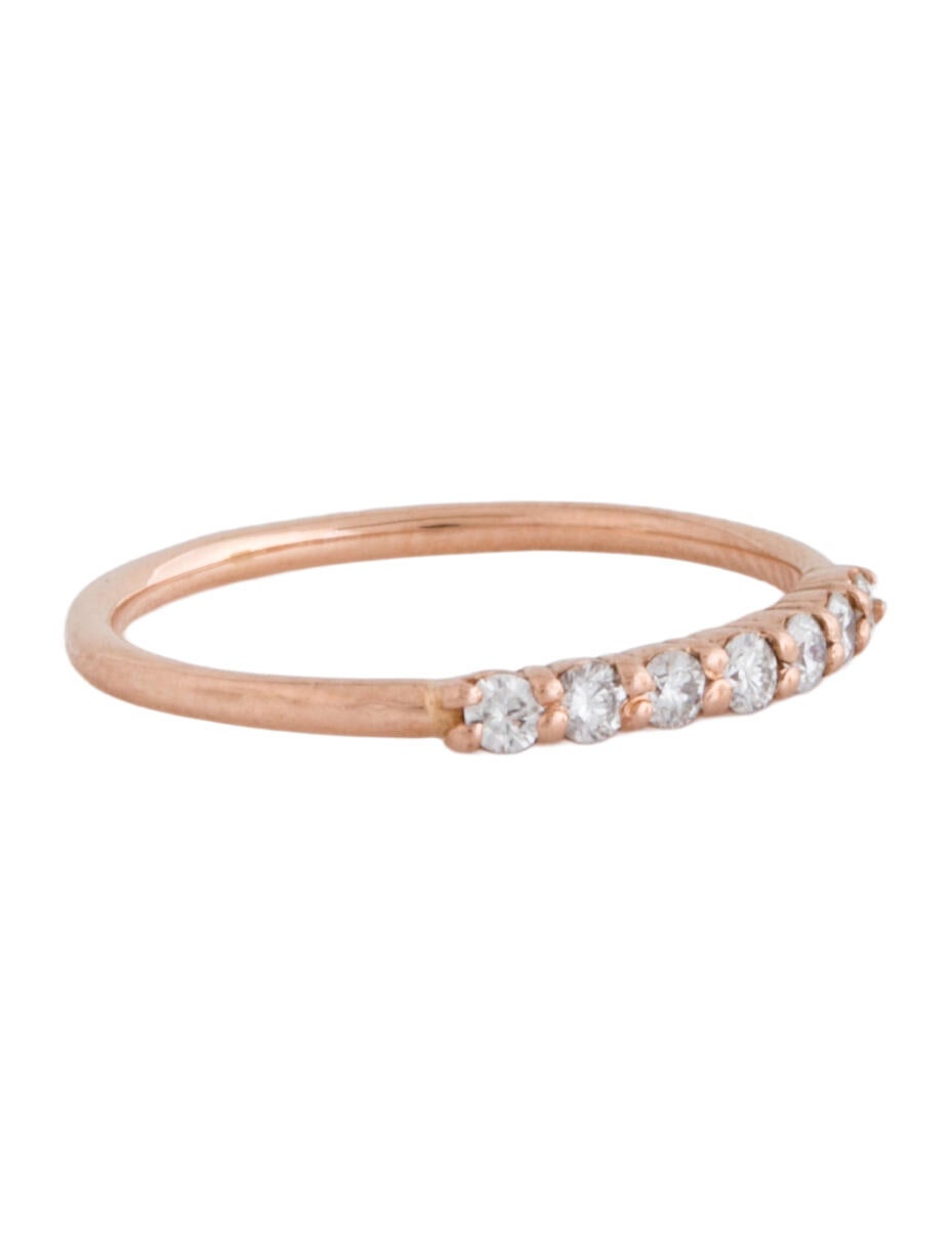 Jacquie Aiche 14K Diamond Smooth Ring