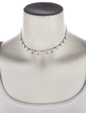 Jacquie Aiche 14K Graduated Large Diamond Shaker Necklace