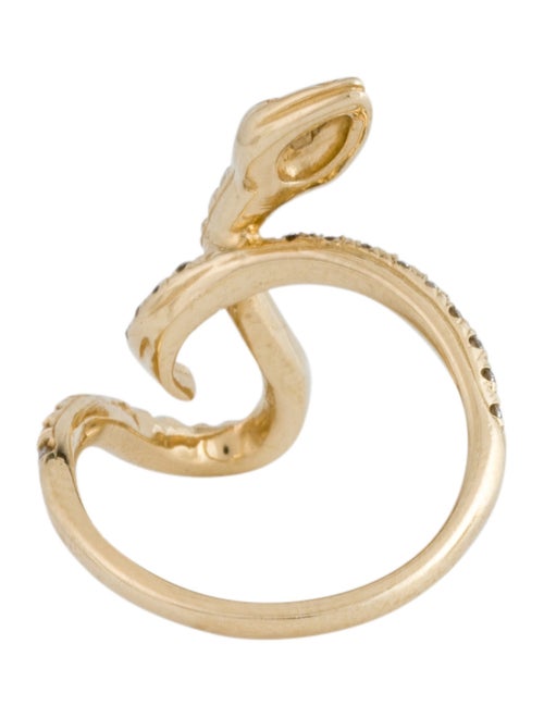 Jacquie Aiche 14K Agatha Snake Ring