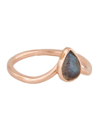 Jacquie Aiche 14K Labradorite Cocktail Ring