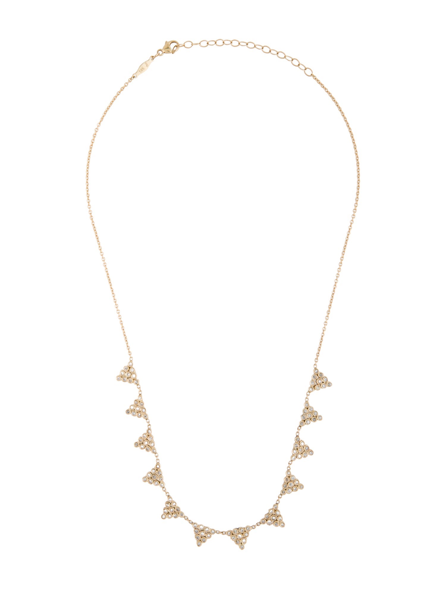 Jacquie Aiche 14K Diamond Necklace