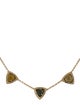 Jacquie Aiche 14K Tourmaline & Diamond Pyramid Necklace