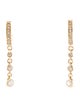 Jacquie Aiche 14K Diamond 3 Drop Mini Hoop Earrings