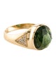 Jacquie Aiche 14K Tourmaline & Diamond Cocktail Ring