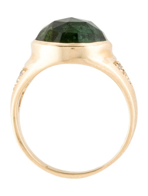 Jacquie Aiche 14K Tourmaline & Diamond Cocktail Ring