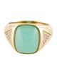 Jacquie Aiche 14K 4.50ct Chalcedony & Diamond Cocktail Ring