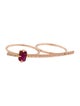Jacquie Aiche 14K Ruby & Diamond Double Knuckle Ring