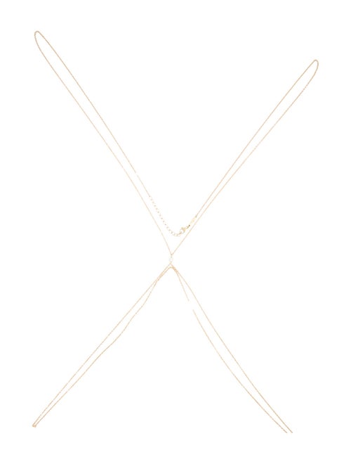 Jacquie Aiche 14K Diamond 1 Bezel Body Chain