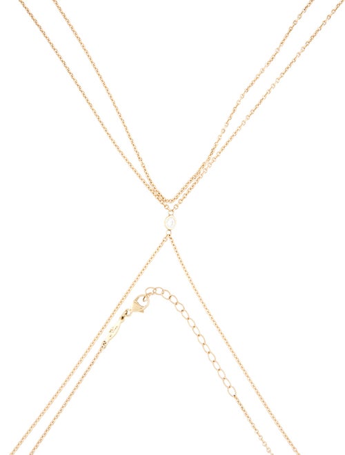 Jacquie Aiche 14K Diamond 1 Bezel Body Chain