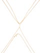 Jacquie Aiche 14K Diamond 1 Bezel Body Chain