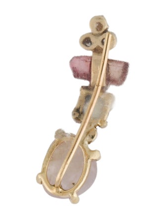 Jacquie Aiche 14K Diamond & Multistone Ear Climber