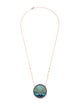 Jacquie Aiche 14K Diamond & Multistone Inlay Sunshine Pendant Necklace