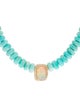 Jacquie Aiche 14K Diamond, Opal & Amazonite Beaded Pendant Necklace