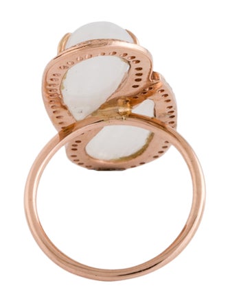 Jacquie Aiche 14K Moonstone Labradorite & Diamond Cocktail Ring