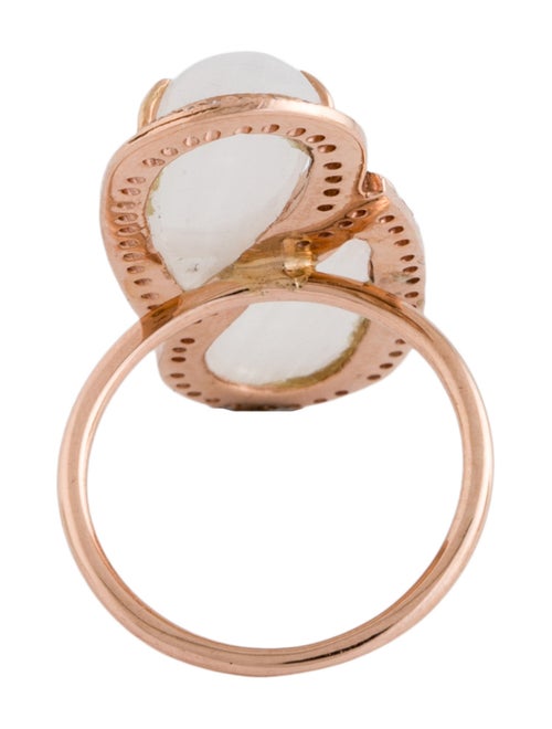 Jacquie Aiche 14K Moonstone Labradorite & Diamond Cocktail Ring