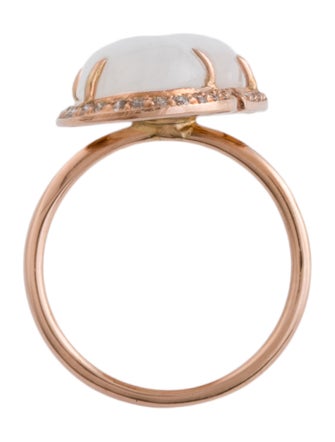 Jacquie Aiche 14K Moonstone Labradorite & Diamond Cocktail Ring