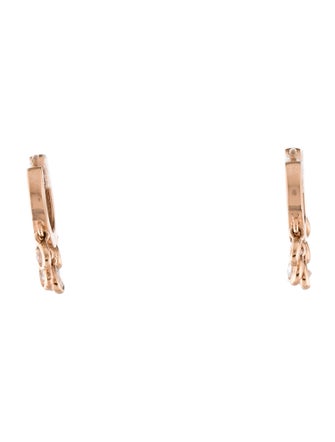 Jacquie Aiche 14K Diamond Mini Shaker Huggie Earrings