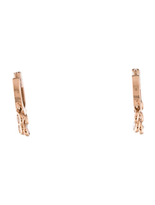 Jacquie Aiche 14K Diamond Mini Shaker Huggie Earrings