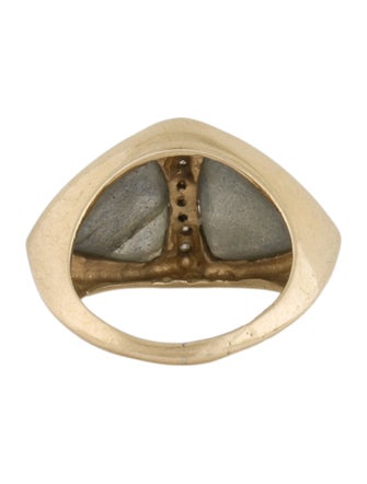 Jacquie Aiche 14K Labradorite & Diamond Cocktail Ring