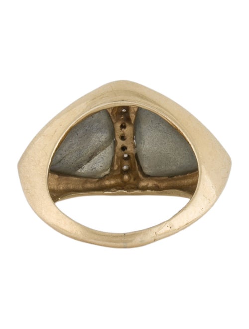 Jacquie Aiche 14K Labradorite & Diamond Cocktail Ring