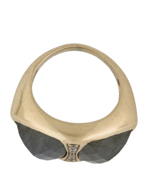 Jacquie Aiche 14K Labradorite & Diamond Cocktail Ring