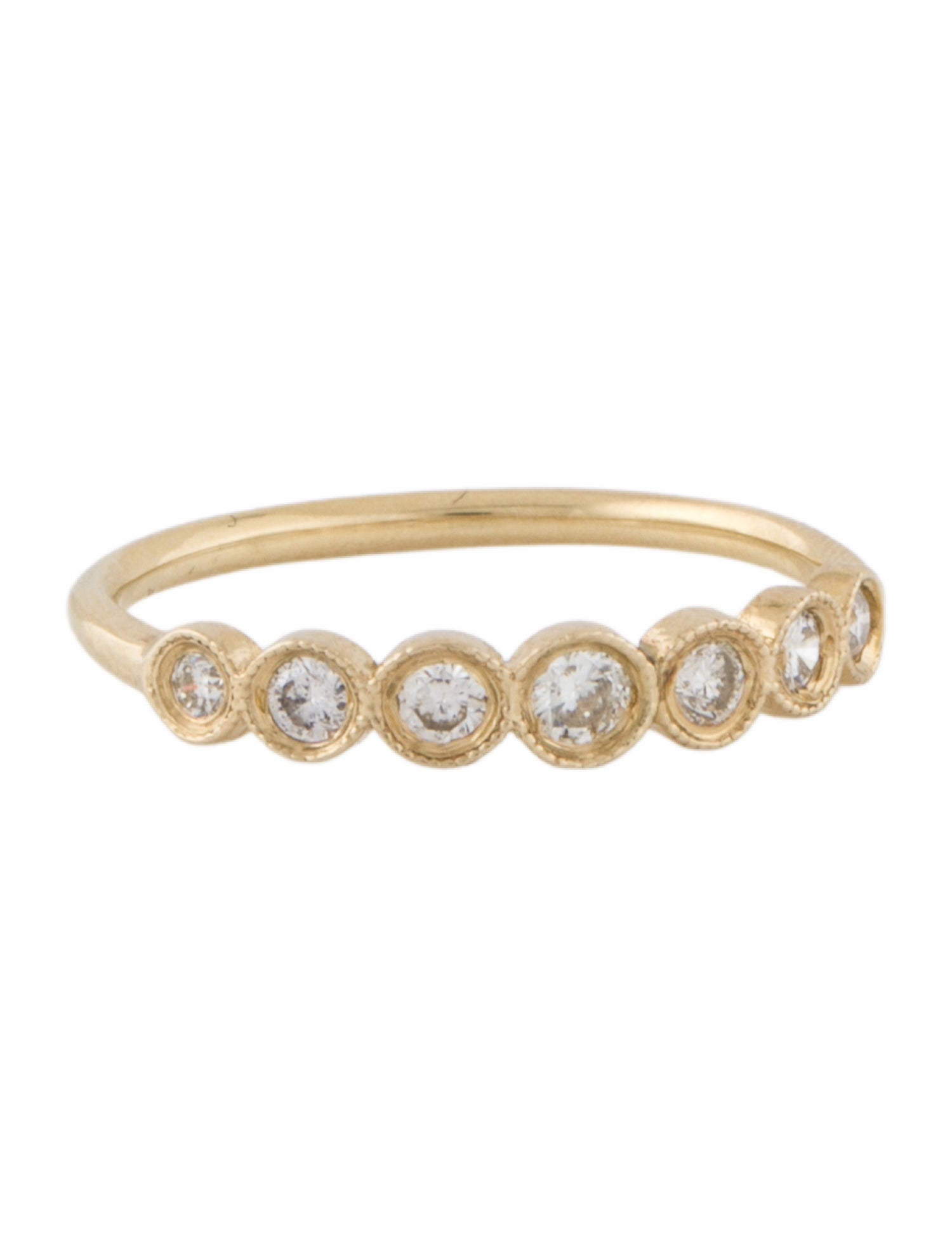 Jacquie Aiche 14K Diamond Seven Stone Band