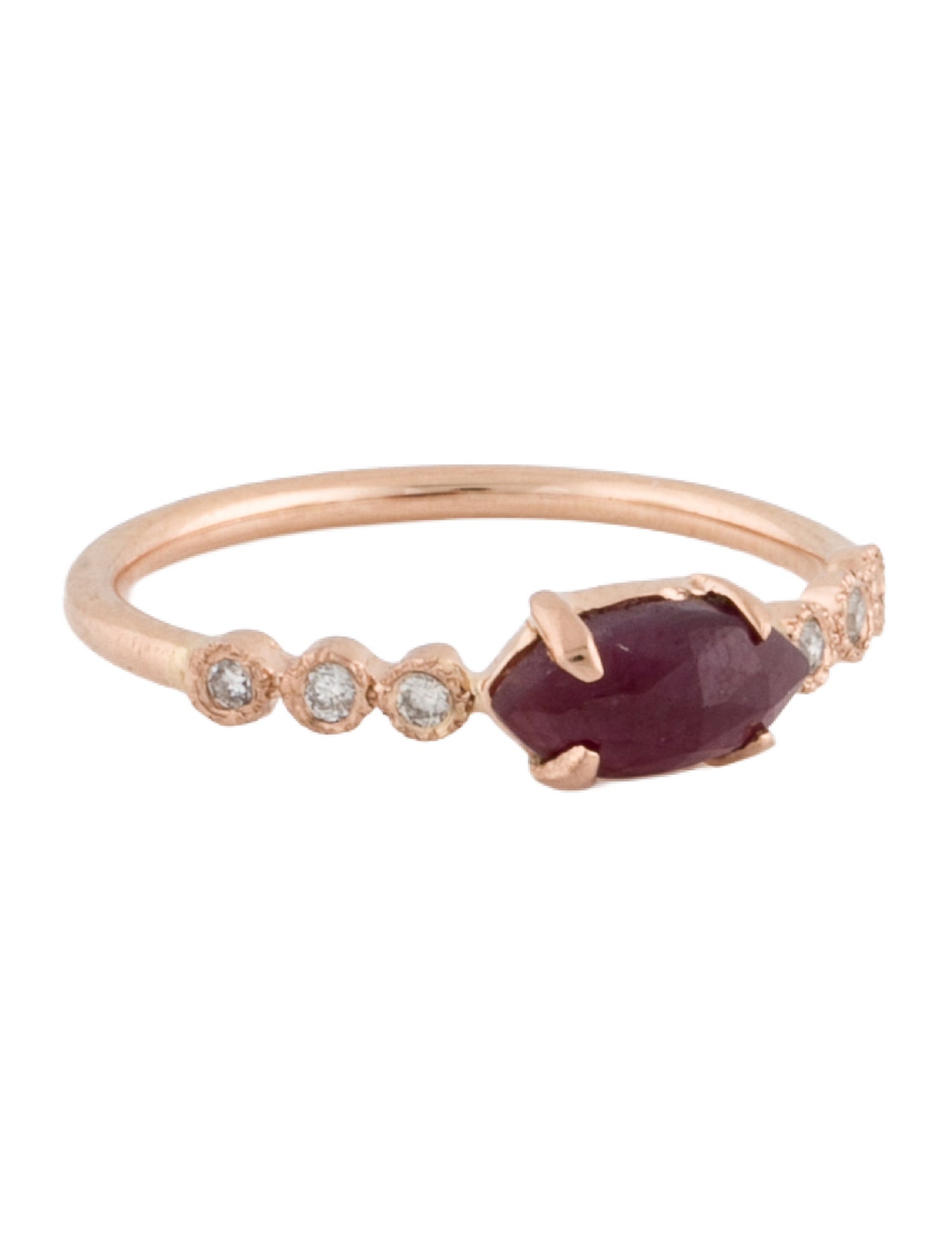 Jacquie Aiche 14K Ruby & Diamond Ring