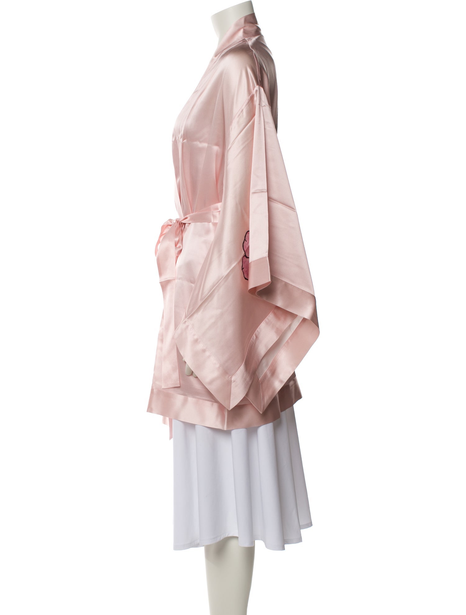 Jacquie Aiche Silk Graphic Print Robe