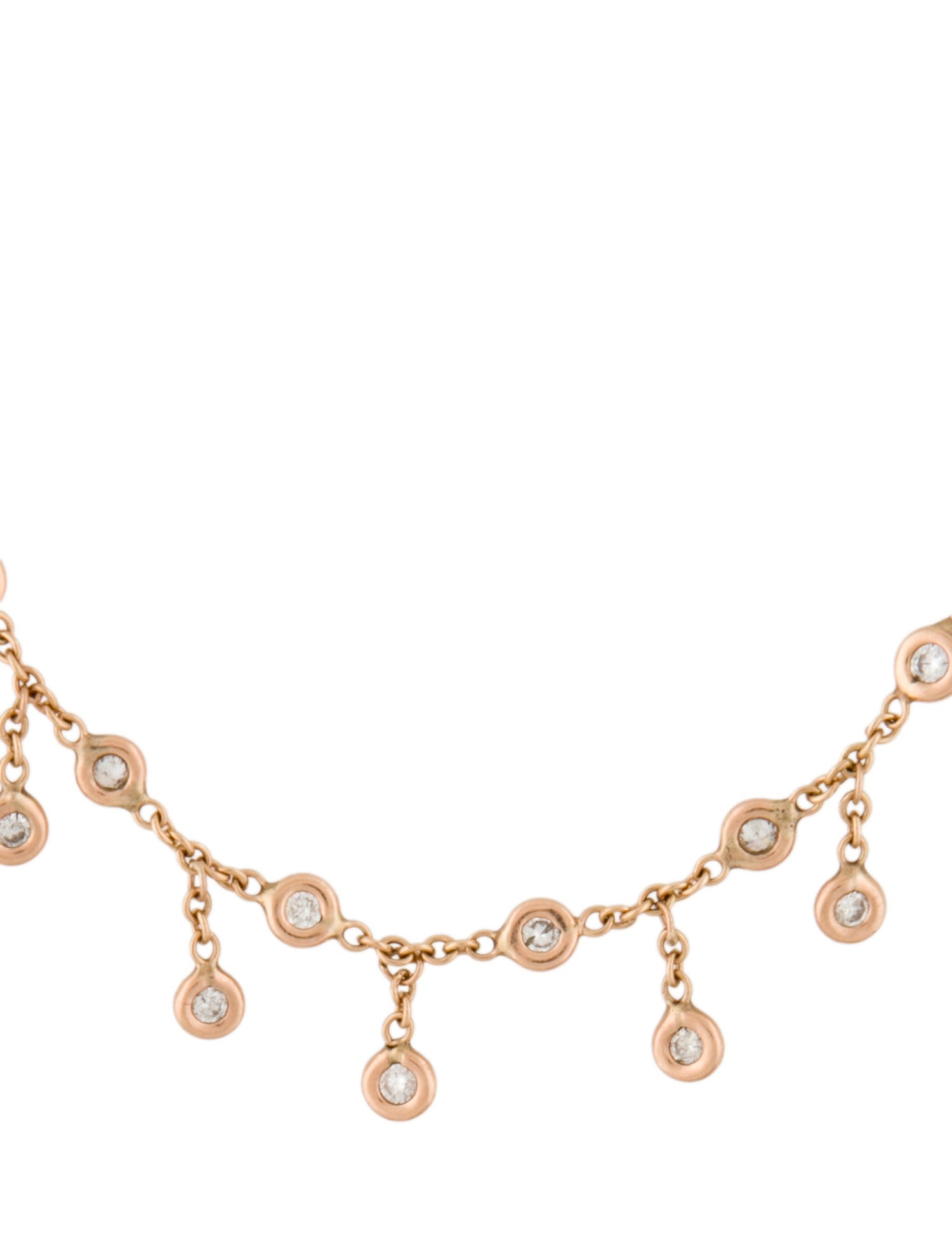 Jacquie Aiche 14K Diamond Shaker Necklace