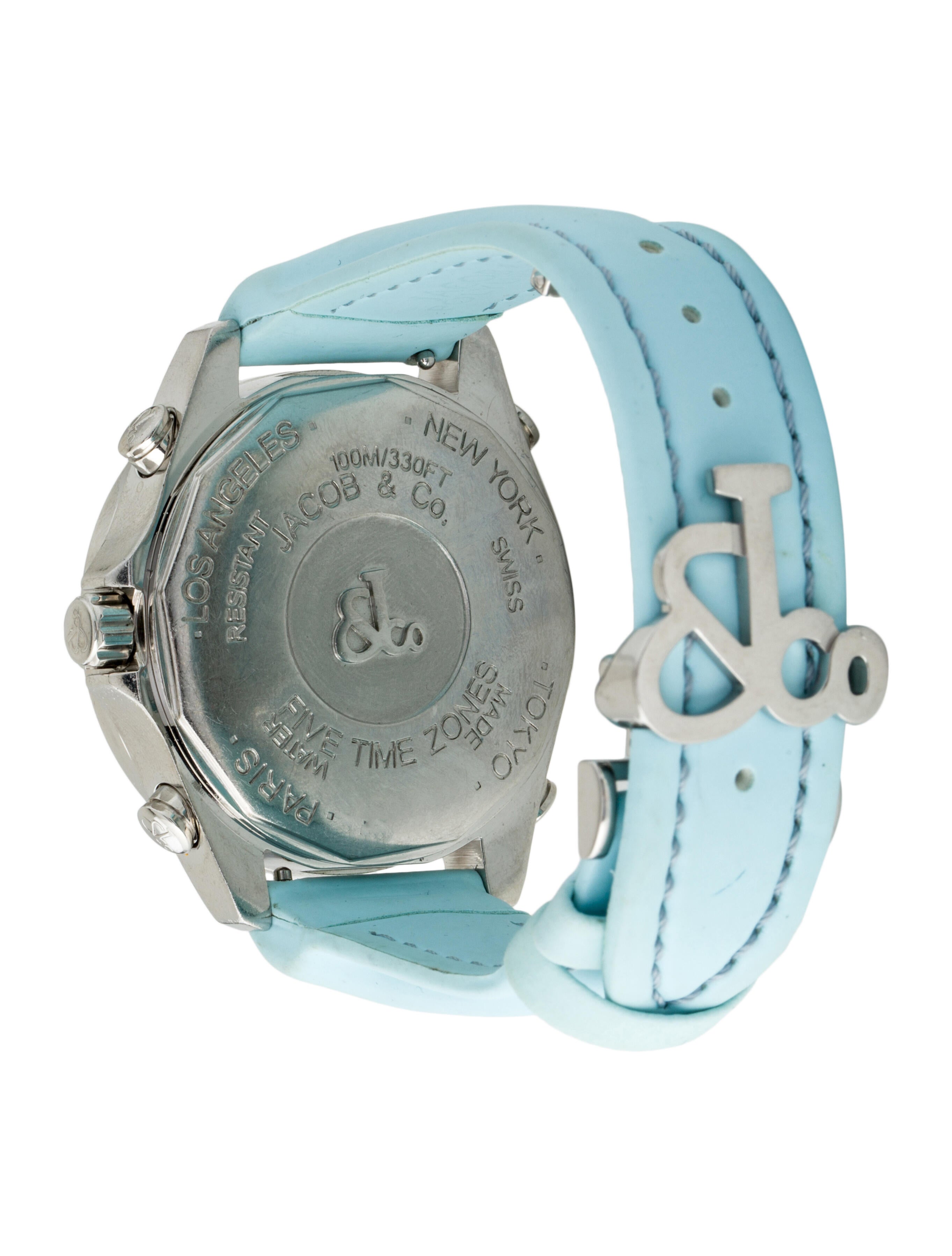 Jacob & Co. Five Time Zones Watch D465739s The RealReal