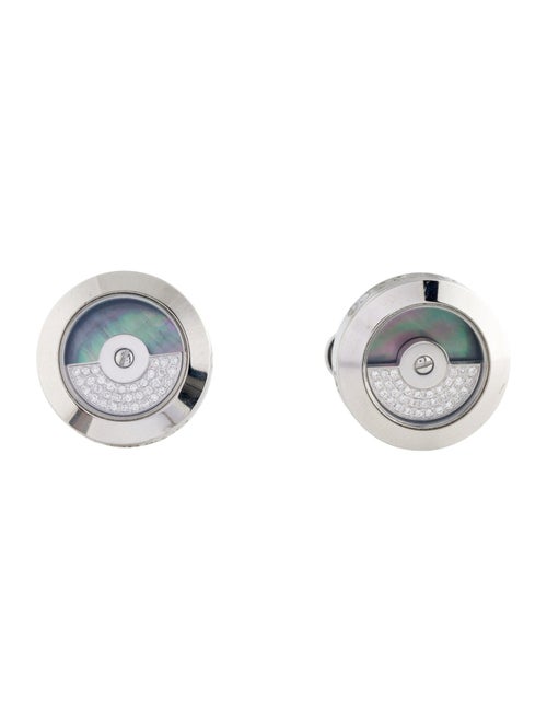Jacob & Co. Mother Of Pearl & Diamond Rotor Cufflinks
