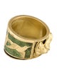 Jaclyn Davidson Enamel Carved Band