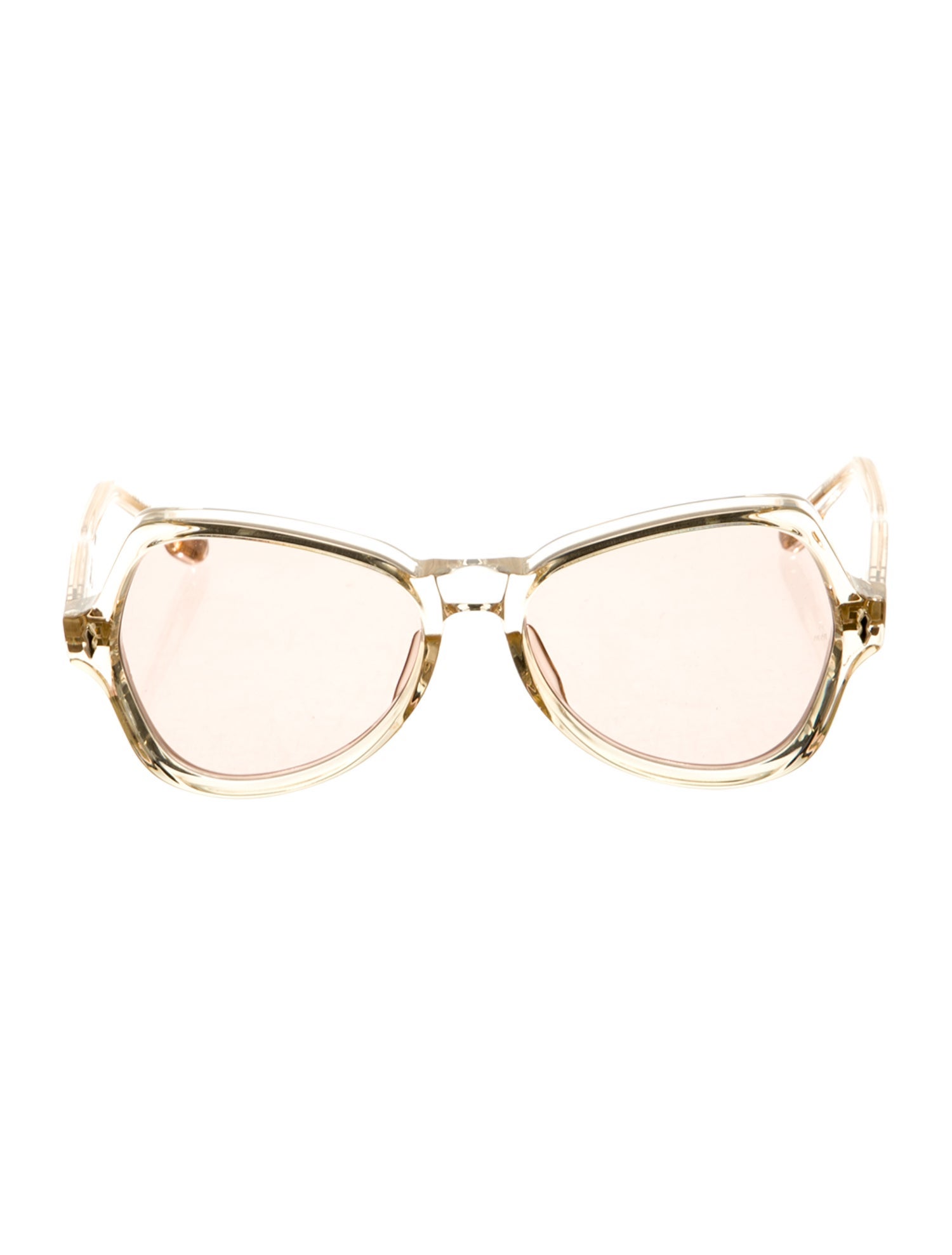 Jacques Marie Mage Candy-Pearl Wayfarer Sunglasses