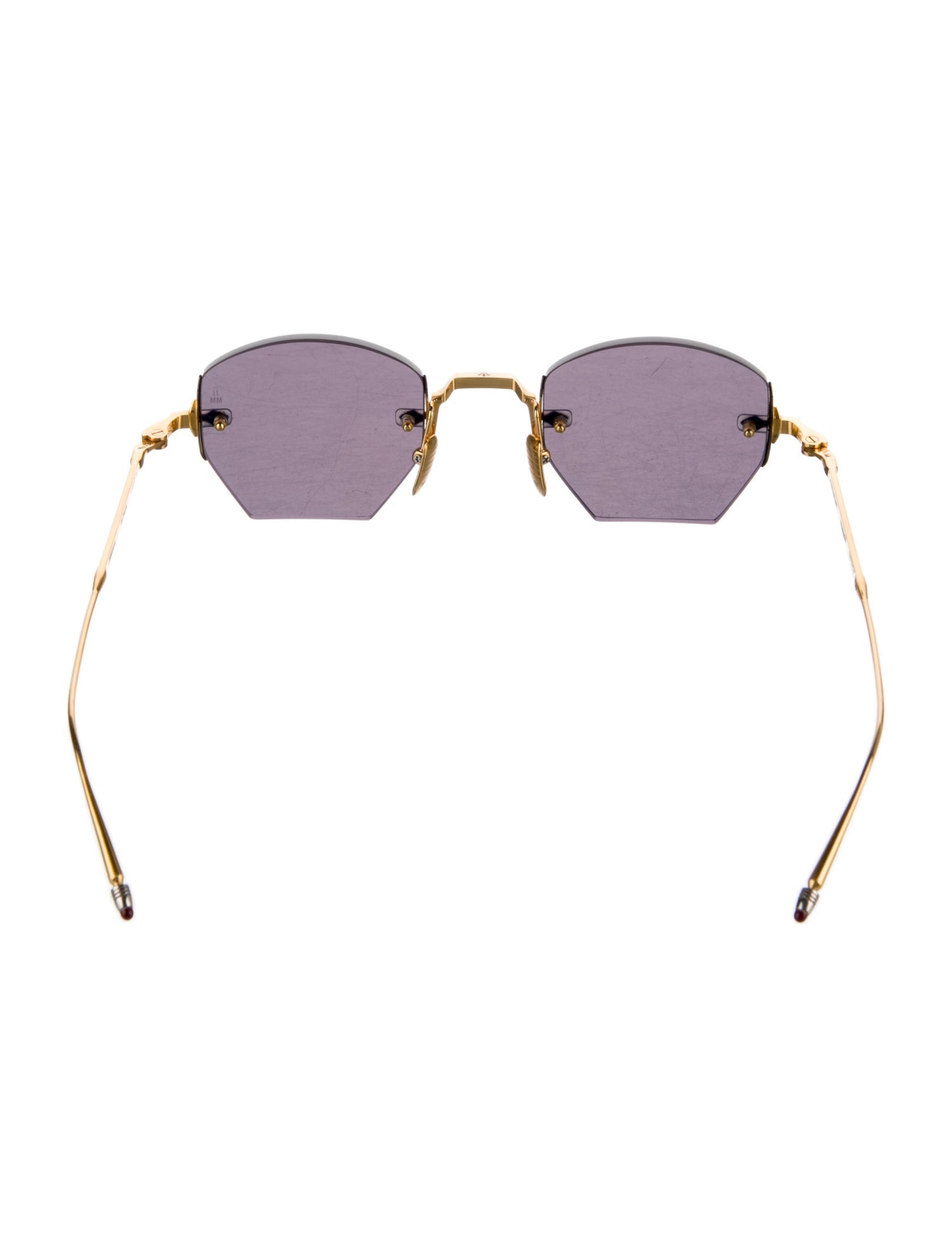 Jacques Marie Mage Oatman Square Sunglasses