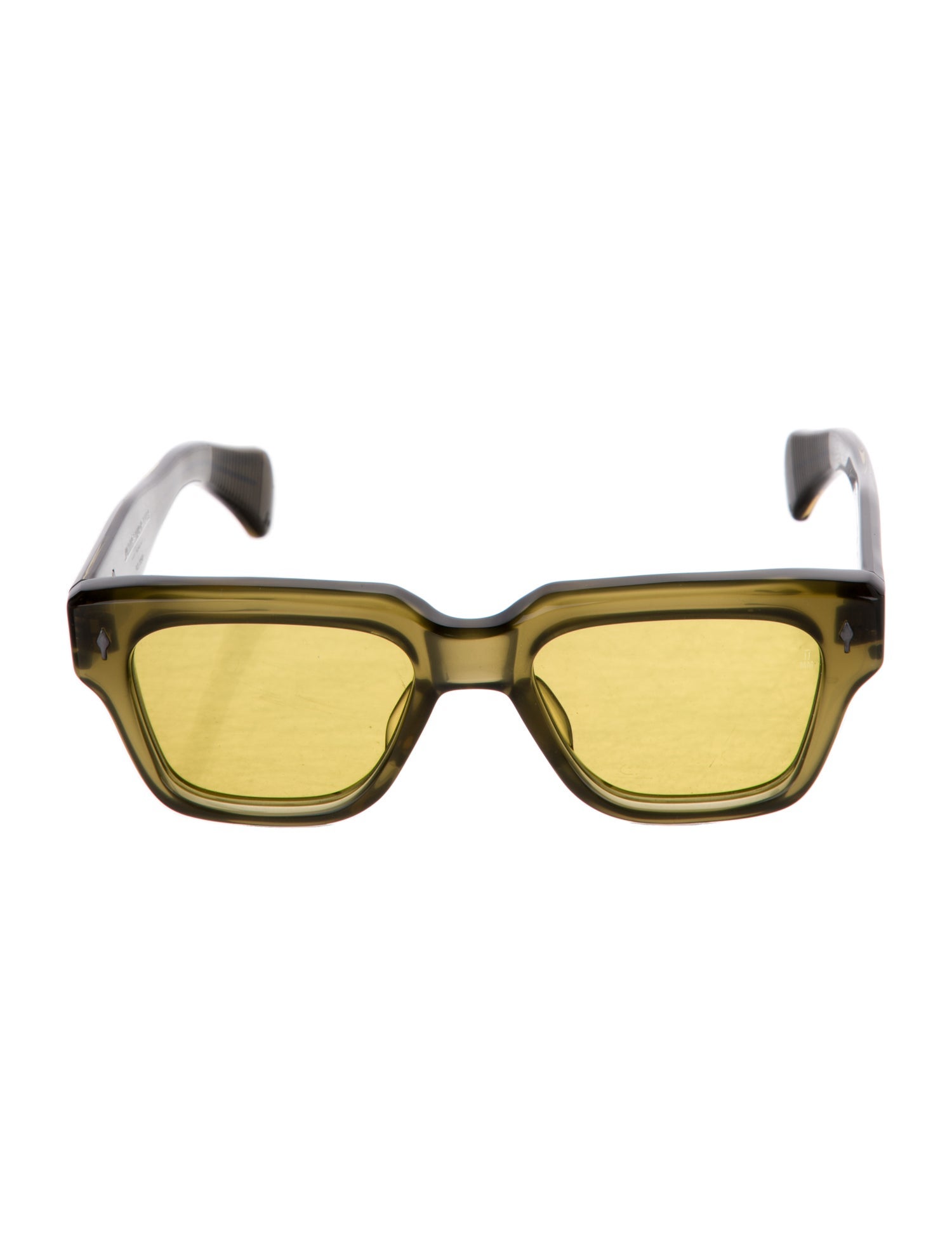 Jacques Marie Mage Square Tinted Sunglasses