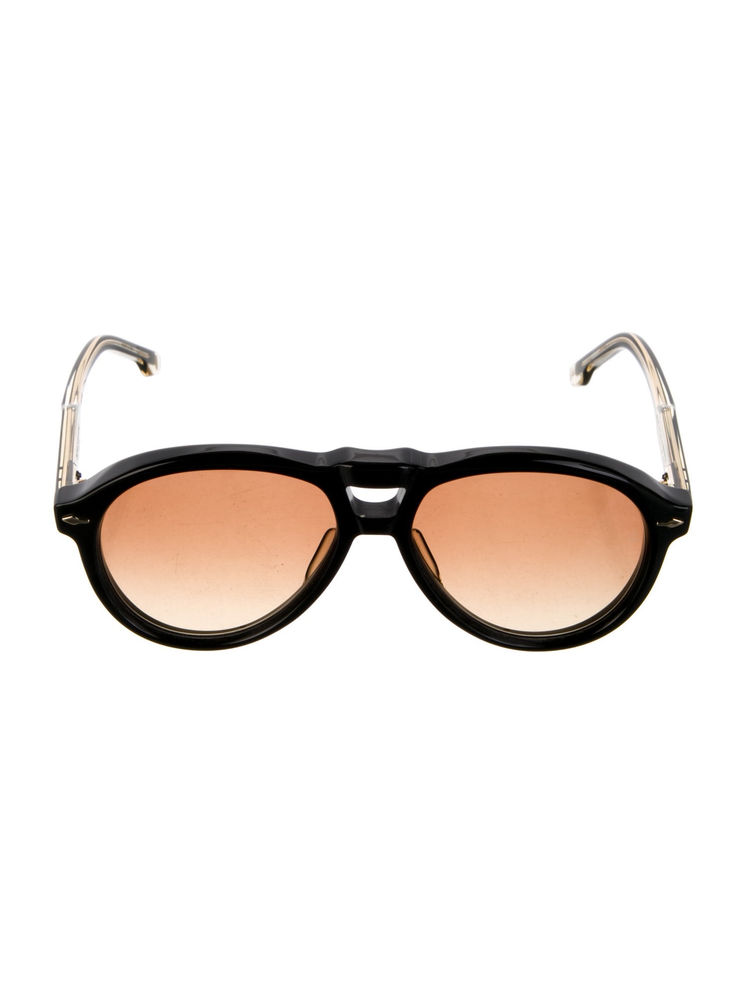 Chrome Hearts Diamond Dog Round Sunglasses - Blue Sunglasses