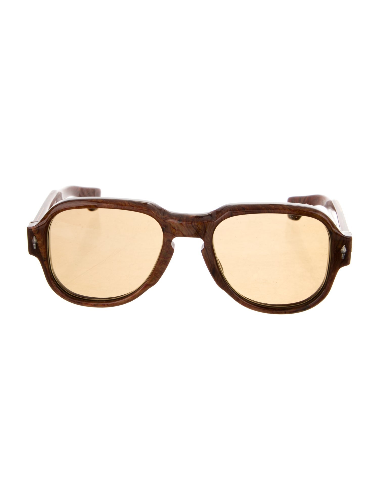 Jacques Marie Mage Red Cloud x Last Frontier V Round Sunglasses