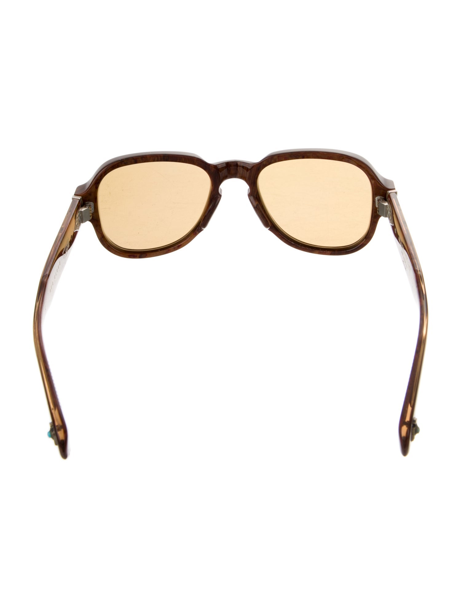 Jacques Marie Mage Red Cloud x Last Frontier V Round Sunglasses