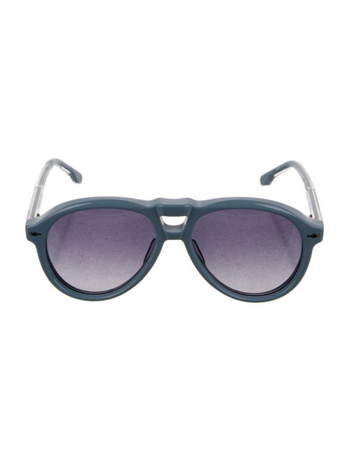 Jacques Marie Mage Valkyrie Round Sunglasses