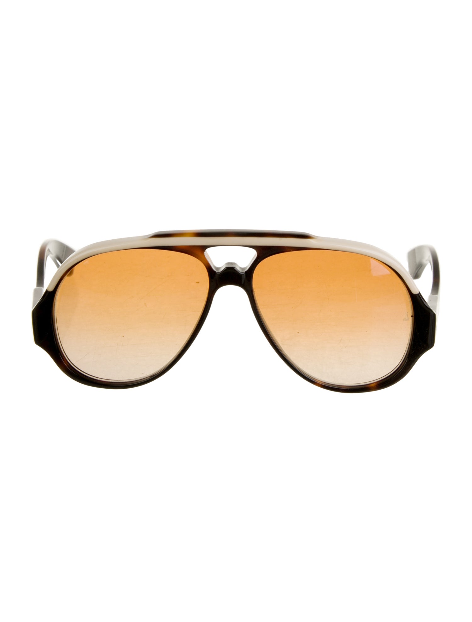 Jacques Marie Mage Round Gradient Sunglasses