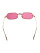 Jacques Marie Mage x Enfants Richés Deprimes THE SIDEWALK DOCTOR Square Sunglasses