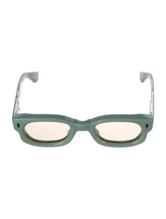 Jacques Marie Mage WHISHKEYCLONE Round Sunglasses