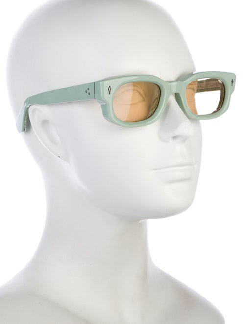 Jacques Marie Mage WHISHKEYCLONE Round Sunglasses