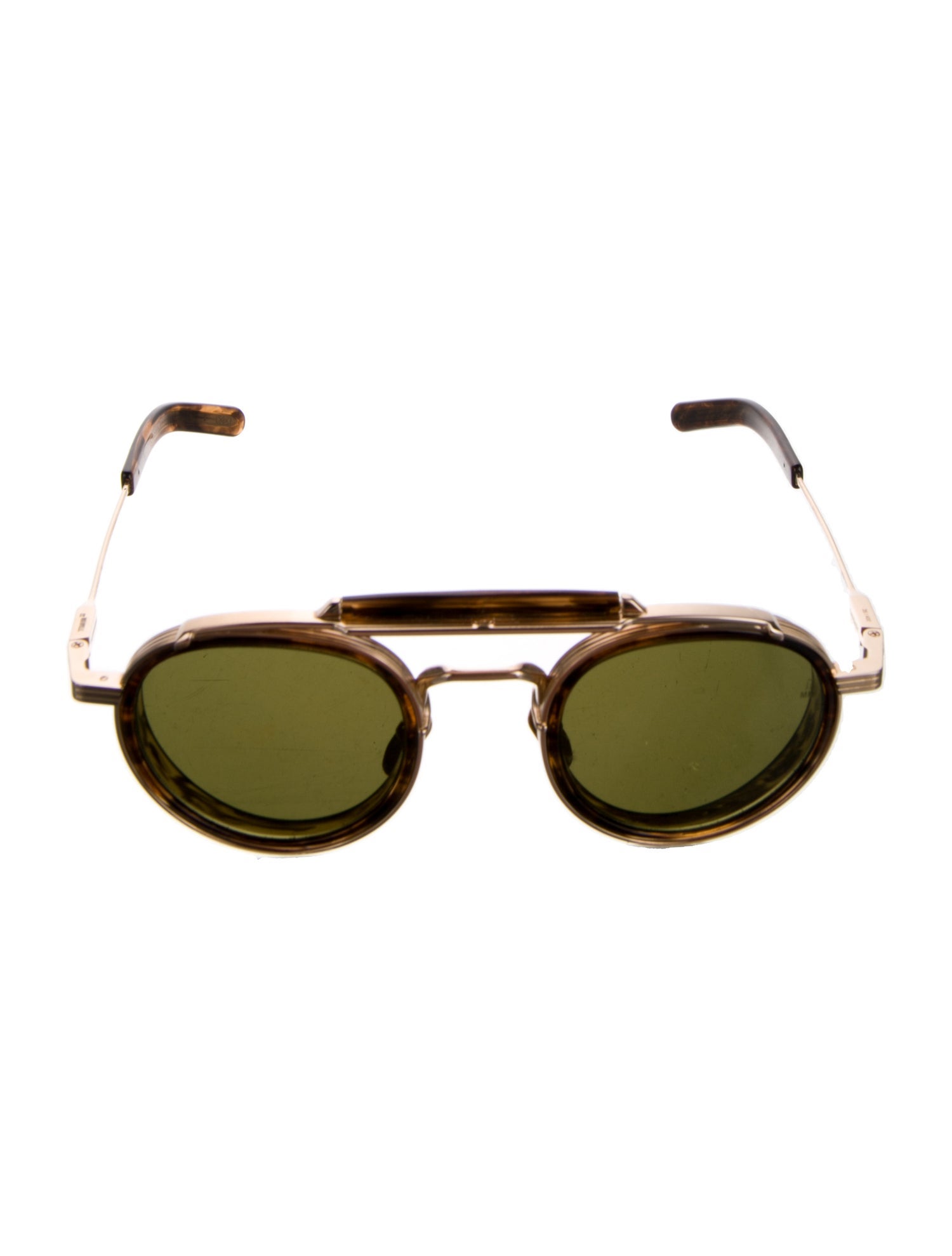 Jacques Marie Mage Cassady Round Sunglasses